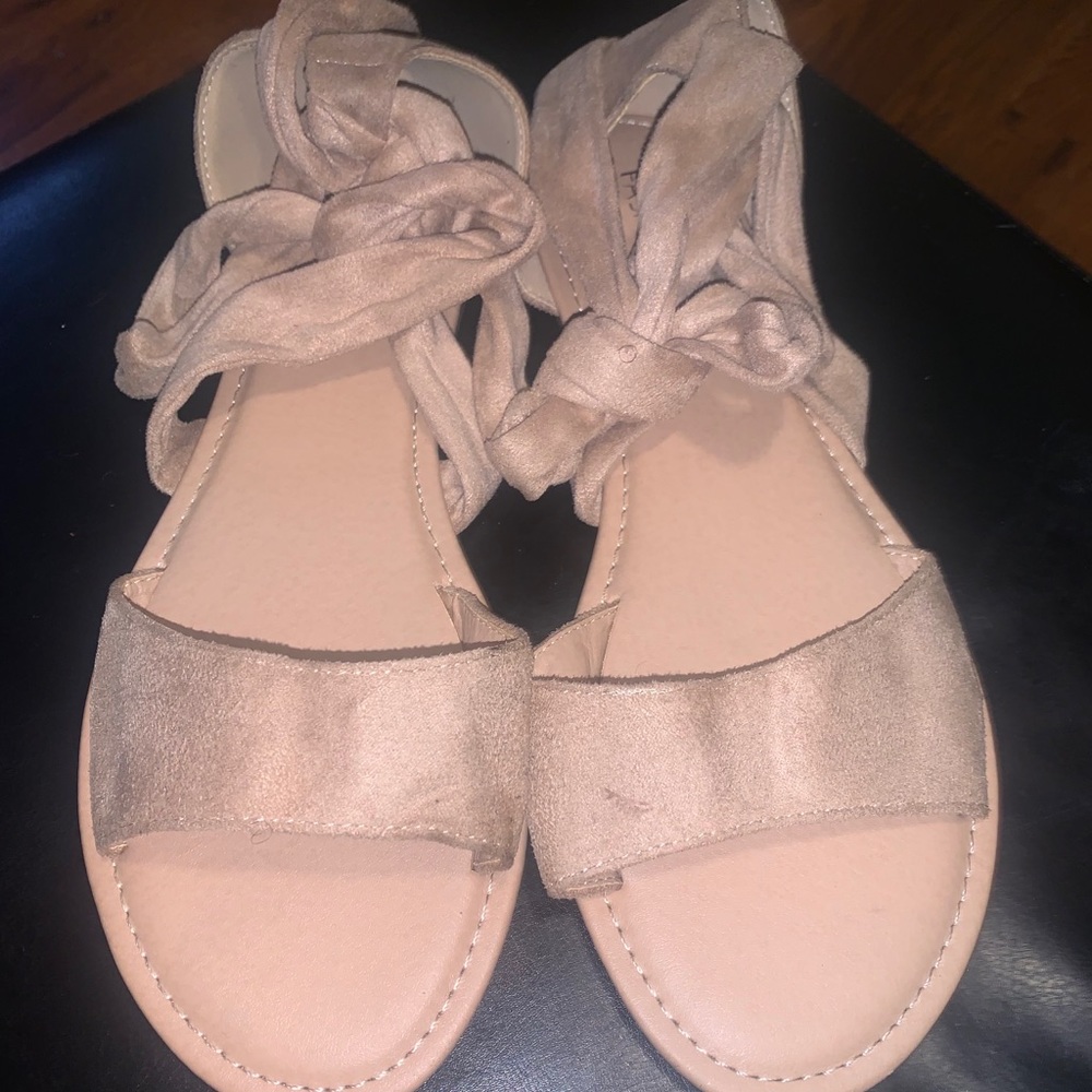 Tam suede lace up sandal